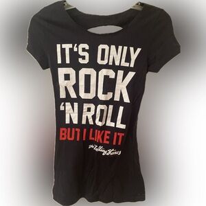 Bravado Rolling Stones womens t-shirt with cutout back